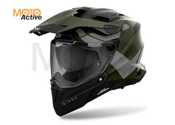 Дорожный шлем Airoh Commander 2 Reveal Military Green